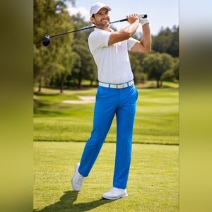 Nike Golf Dri-Fit Performance Chino Pants Standard Fit Blue Size 30/32